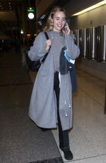 SUKI WATERHOUSE at LAX Airport in Los Angeles 03/29/2018