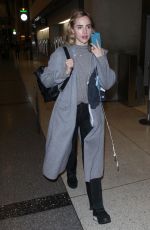 SUKI WATERHOUSE at LAX Airport in Los Angeles 03/29/2018