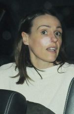 SURANNE JONES Night Out in London 03/30/2018