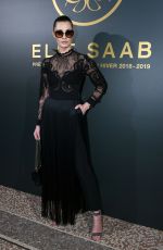 SVEVA ALVITI at Elie Saab Show at Paris Fashion Week 03/03/2018