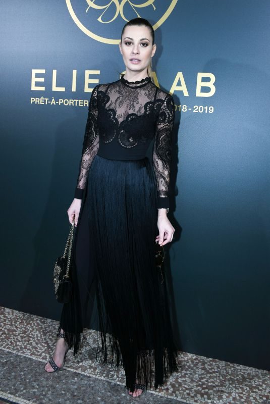 SVEVA ALVITI at Elie Saab Show at Paris Fashion Week 03/03/2018