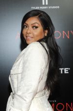 TARAJI P. HENSON at Acrimony Premiere in New York 03/27/2018