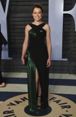 TATIANA MASLANY at 2018 Vanity Fair Oscar Party in Beverly Hills 03/04/2018