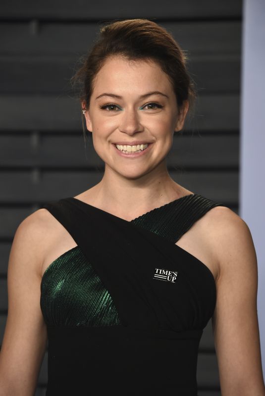 TATIANA MASLANY at 2018 Vanity Fair Oscar Party in Beverly Hills 03/04/2018