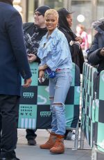 TAYANA TAYLOR Leaves AOL Build in New York 03/23/2018