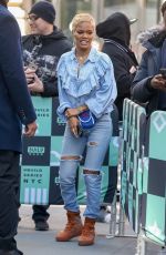 TAYANA TAYLOR Leaves AOL Build in New York 03/23/2018