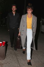 TAYLOR HILL Out for Dinner at Matsuhisa in Beverly Hills 02/28/2018