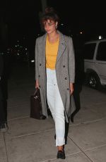 TAYLOR HILL Out for Dinner at Matsuhisa in Beverly Hills 02/28/2018