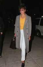 TAYLOR HILL Out for Dinner at Matsuhisa in Beverly Hills 02/28/2018