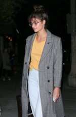 TAYLOR HILL Out for Dinner at Matsuhisa in Beverly Hills 02/28/2018