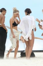 TESS JANTSCHEK, NONNY MULHOLLAND, NATASHA OAKLEY, DEVIN BRUGMAN and MCKENNA BERKLEY on the Set of a Photoshoot in Tulum 03/26/2018