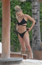 TESS JANTSCHEK, NONNY MULHOLLAND, NATASHA OAKLEY, DEVIN BRUGMAN and MCKENNA BERKLEY on the Set of a Photoshoot in Tulum 03/26/2018