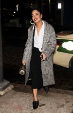 TESSA THOMPSON Out for Dinner at Zahav Restaurant in Philadelphia 03/28/2018