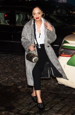 TESSA THOMPSON Out for Dinner at Zahav Restaurant in Philadelphia 03/28/2018