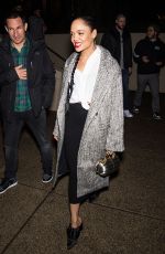 TESSA THOMPSON Out for Dinner at Zahav Restaurant in Philadelphia 03/28/2018