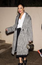 TESSA THOMPSON Out for Dinner at Zahav Restaurant in Philadelphia 03/28/2018