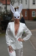 The Only Way is Essex on the Set of Easter Special in Essex 03/22/2018
