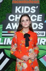 TIFFANY ALVORD at Nickelodeon Kids’ Choice Awards Slime Soiree in Venice 03/23/2018
