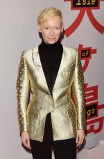 TILDA SWINTON at Isle of Dogs Premiere in New York 03/20/2018