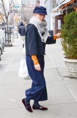 TILDA SWINTON Out and About in New York 03/20/2018