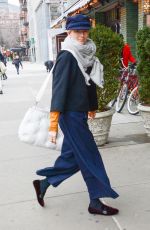 TILDA SWINTON Out and About in New York 03/20/2018