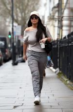 TULISA CONTOSTAVLOS Out and About in London 03/14/2018
