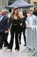 TYRA BANKS Arrives on the Set of America