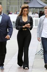 TYRA BANKS Arrives on the Set of America