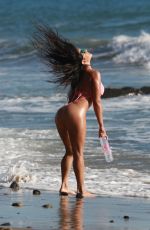 VAL FIT in Bikini for 138 Water Photoshoot in Malibu 03/15/2018