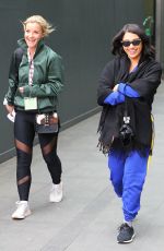 VANESSA WHITE and HELEN SKELTON Leaves Their Hotel in Manchester 03/22/2018