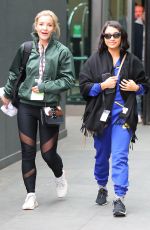 VANESSA WHITE and HELEN SKELTON Leaves Their Hotel in Manchester 03/22/2018
