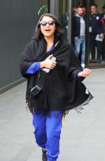 VANESSA WHITE and HELEN SKELTON Leaves Their Hotel in Manchester 03/22/2018