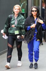 VANESSA WHITE and HELEN SKELTON Leaves Their Hotel in Manchester 03/22/2018