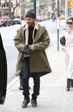 VICTORIA and David BECKHAM Out in New York 03/04/2018