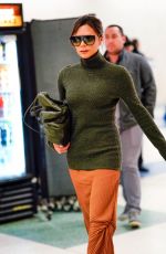 VICTORIA BECKHAM at JFK Airport in New York 03/02/2018