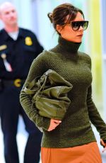 VICTORIA BECKHAM at JFK Airport in New York 03/02/2018