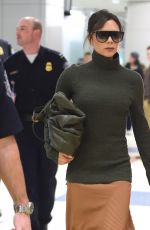 VICTORIA BECKHAM at JFK Airport in New York 03/02/2018