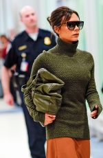 VICTORIA BECKHAM at JFK Airport in New York 03/02/2018