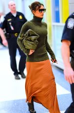 VICTORIA BECKHAM at JFK Airport in New York 03/02/2018