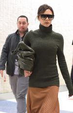 VICTORIA BECKHAM at JFK Airport in New York 03/02/2018