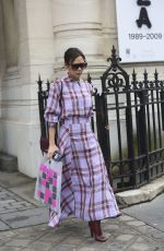 VICTORIA BECKHAM at Martin Margiella Exhibition in Paris 03/28/2018