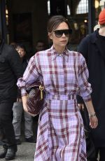VICTORIA BECKHAM at Martin Margiella Exhibition in Paris 03/28/2018