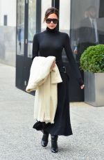 VICTORIA BECKHAM Leaves Her Hotel in New York 03/05/2018