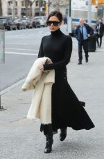 VICTORIA BECKHAM Leaves Her Hotel in New York 03/05/2018