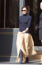 VICTORIA BECKHAM Out and About in Paris 03/14/2018