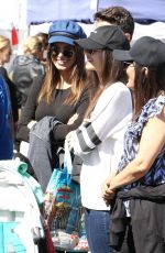 VICTORIA JUSTICE and MADDY GRACE at Farmers Market in Studio City 03/04/2018