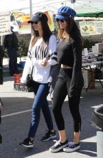 VICTORIA JUSTICE and MADDY GRACE at Farmers Market in Studio City 03/04/2018