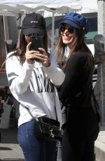 VICTORIA JUSTICE and MADDY GRACE at Farmers Market in Studio City 03/04/2018