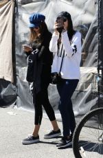 VICTORIA JUSTICE and MADDY GRACE at Farmers Market in Studio City 03/04/2018