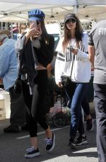 VICTORIA JUSTICE and MADDY GRACE at Farmers Market in Studio City 03/04/2018